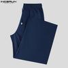 INCERUN Two Pieces Men Short Sleeve T-shirts Long Pants Casual Loungewear Sets