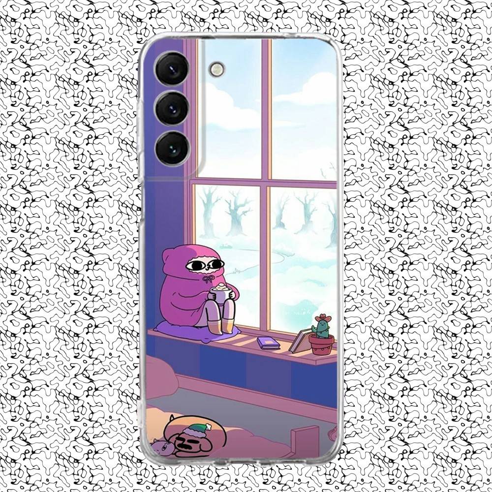 

Cute K-Ketnipz Phone Case For Samsung S24,30,21,22,23,20 FE,lite,PIus,Ultra,5G,Note,9,10 Transparent Cover SamsungS23plus5G