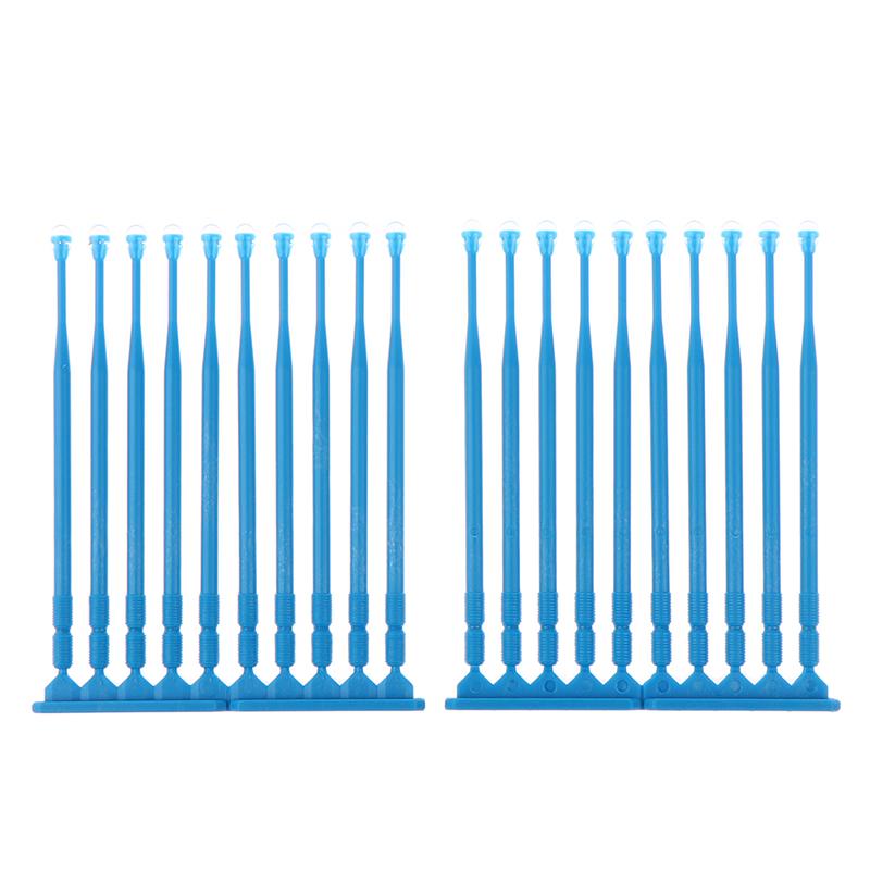 20Pcs/Box Dental Applicator Sticks Adhesive Tip For Tooth Crown Porcelain Veneer Disposable Dental Materials Brush Applicator
