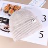 Autumn and Winter Warm P Letter Versatile Knitted Hat Korean Style Fashionable Face show Small Wool Hat Outdoor Ear Protection Cold