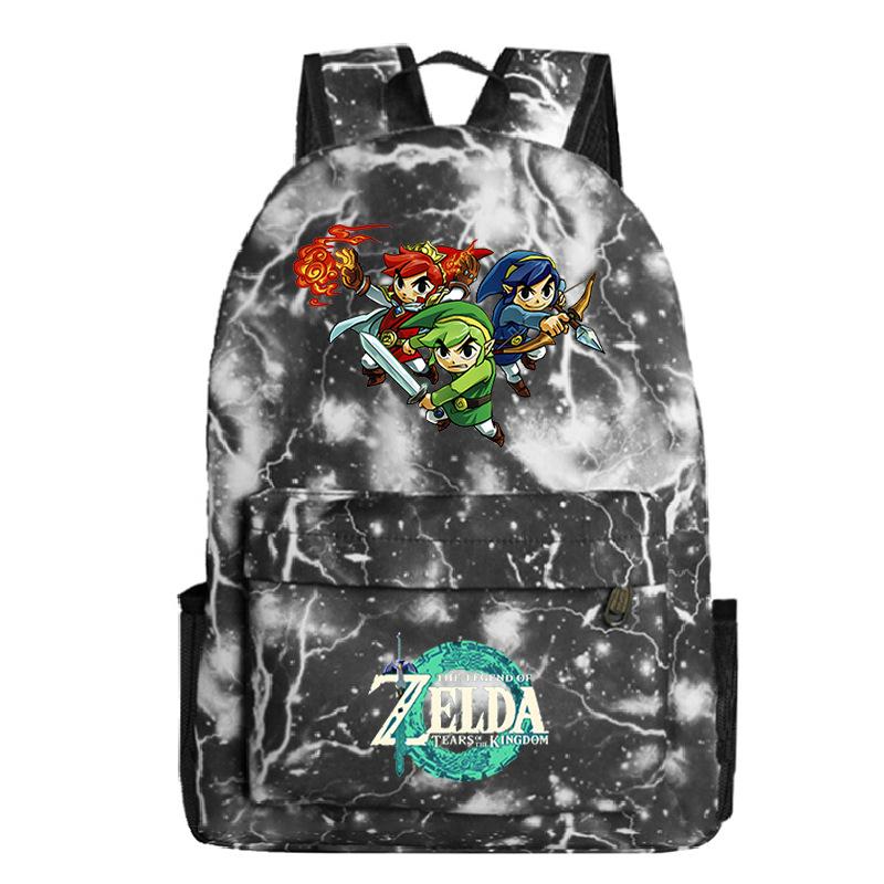 Printed Schoolbag, High-Capacity Backpack For Primary And Secondary School Students