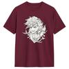 Vintage Anime Douma Upper TShirt for Unisex Round Collar 100 Cotton T Shirt Short Sleeve Tees Plus Size Clothes