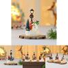 Cartoon Resin Christmas Ornament With Illuminated Effect For Holiday Party Decor