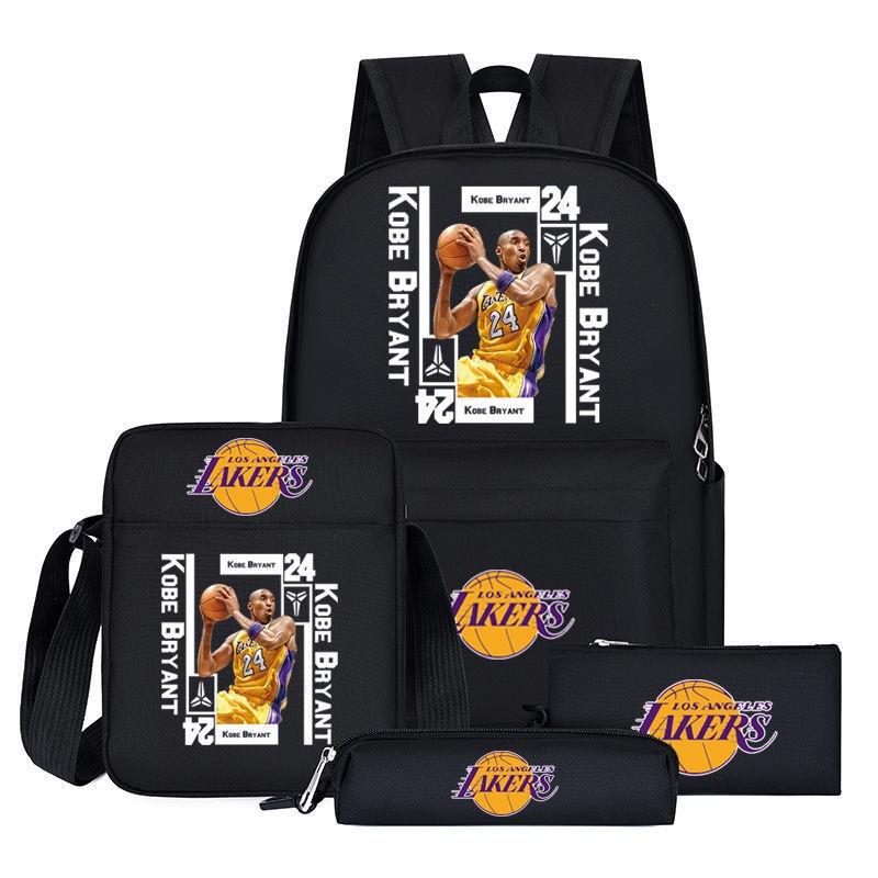 Sac à dos style dessin animé NBA pour adolescents Grande taille Capacité 20L