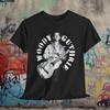 Koszula Woody Guthrie'ego "Ta Maszyna Zabija Faszystów" Koszulka z Gitarą Muzyki Folkowej Koszulka Unisex
