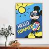 Full Round Diamond Painting Mickey Wearing Sunglasses Art Rhinestone Picture Mosaic DIY 5D Cross Stitch Embroidery Home Decoration