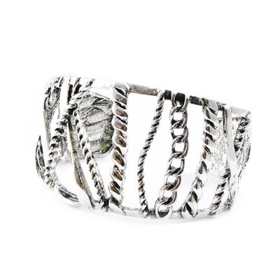 [I5374] - Designer-Armband 'Cleopatra' im Alter von Silber