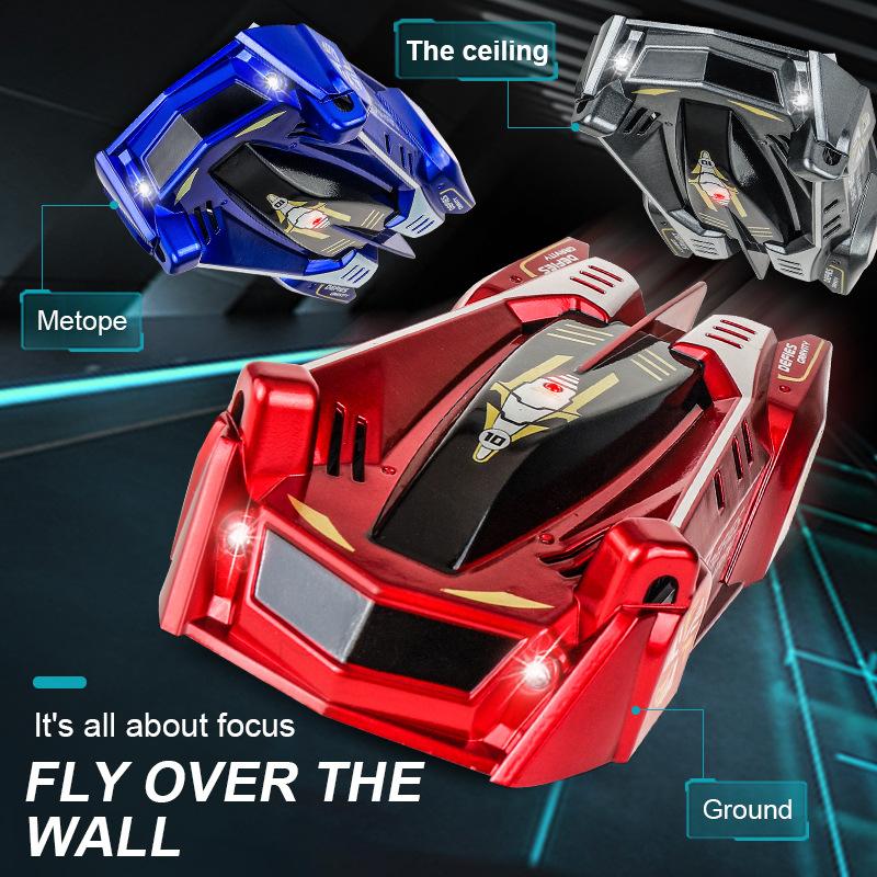 Products Infrared Induction Light-chasing Wall-climbing Car Dual-mode Stunt Remote Control Car Light Charging Children's Toys