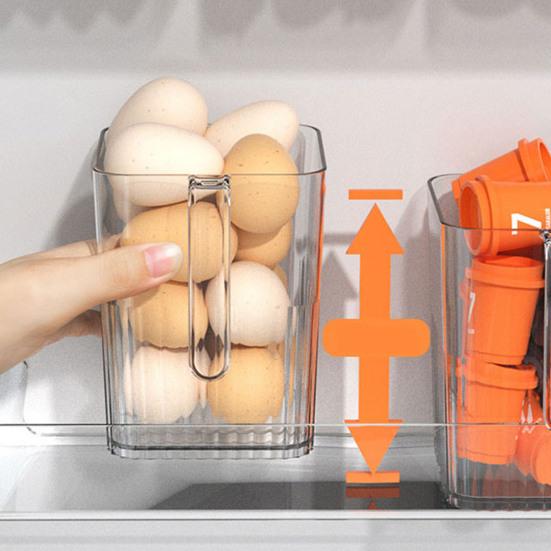 

Ящик для хранения в холодильнике, многоразовый, классифицирующий овощи, прозрачный, удобный, держатель для свежести продуктов питания, кухонные принадлежности прозрачный