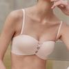 Non-slip Strapless Bustier Non-marking Hundred Thick Cups Within The Gathering Bra