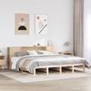 VidaXL Bookcase Bed Without Mattress 180x200 Cm Solid Wood, Bed, Bedroom Furniture, Bed with Storage, Bed 3323884