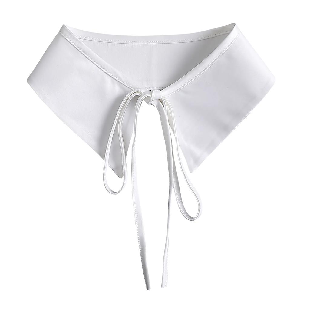 Chiffon Fake Collars for Women Shirt Necklace Choker Flase Collar Shawl Removable Dress Bowknots Detachable Collars Faux Collar