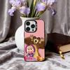 Cute M-Masha and the B-Bears  Phone Case For iPhone17,16,15,14,13,12,11 Plus,Pro Max Black Candy Silver Phone Case