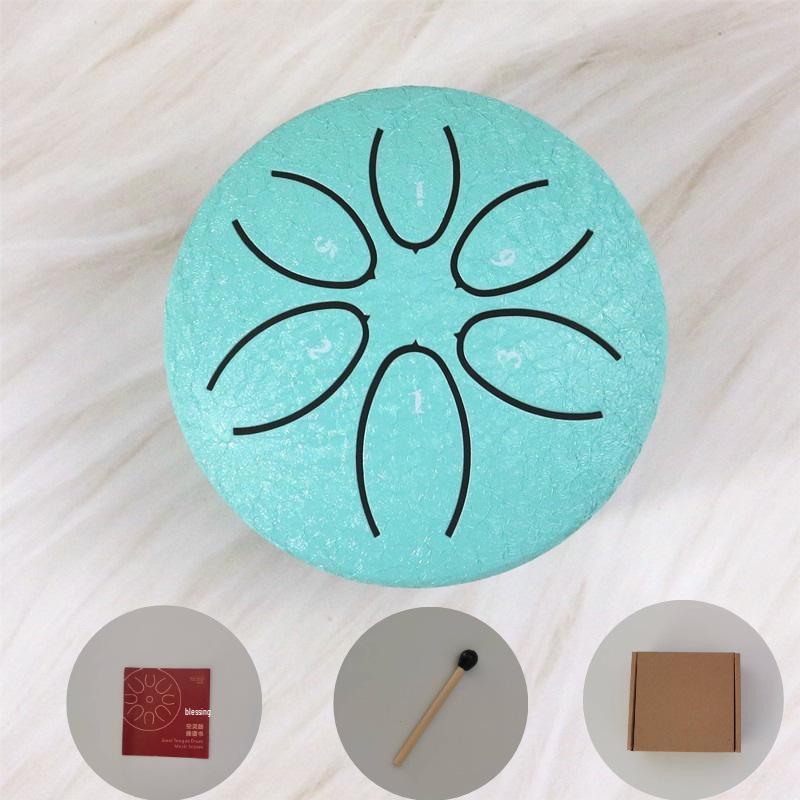 Ethereal 3-Inch Steel Tongue Drum: 6-Note Mini Percussion Instrument for Kids