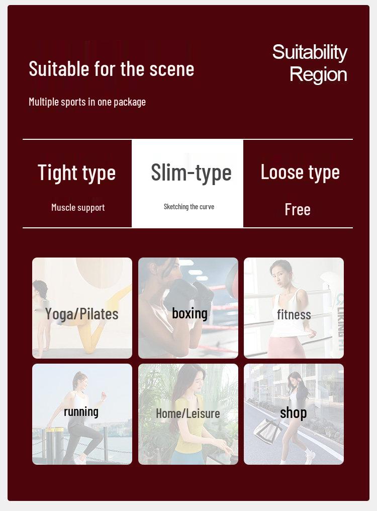 2025 Women's Slimming Red Yoga & Pilates Long Sleeve Top