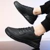 2024 New Casual Shoes Pu Waterproof Lightweight Walking Shoes Men Sneakers Running Shoes 48 Footwear Zapatillas Hombre Men Shoes