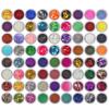 Set Nail Art: 12 Culori Strălucitoare cu Mărgele, Paiete, Scoici & Mix de Catifea