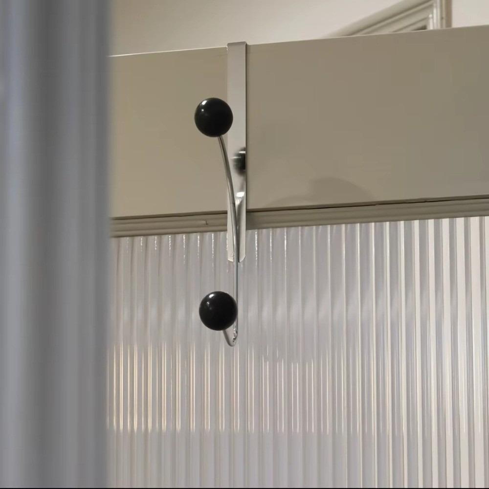 Iron Door Hook Storage Eavy-Duty Metal Hooks Bedroom Kitchen Bathroom Storage