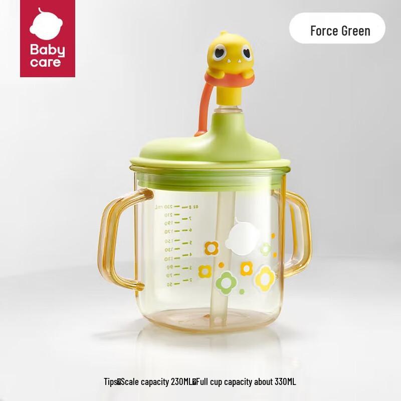 Babycare Tyrannosaurus PPSU Milk Cup with Straw & Strap, 330ml
