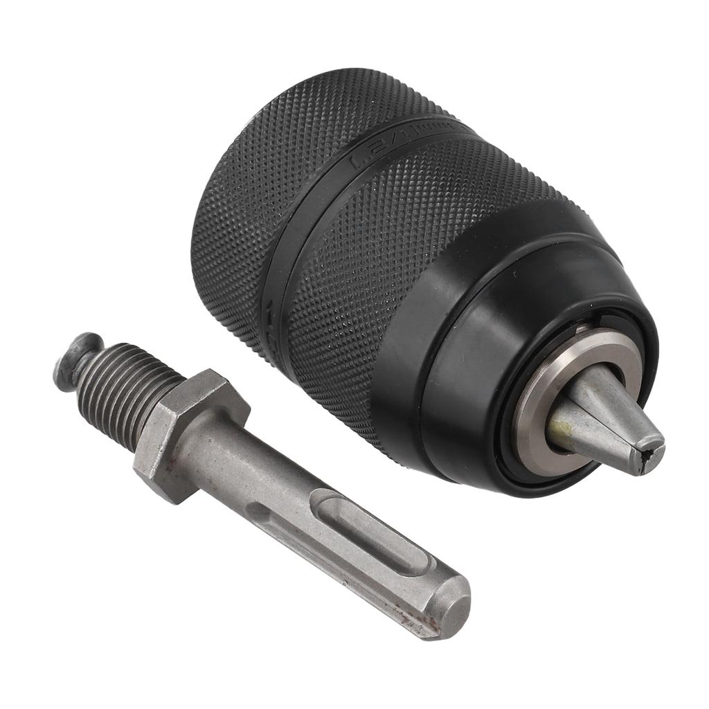 2-13mm 1/2-20UNF Quick-Change Adapter Drill Chuck For SDS Plus Shanks - Chrome Vanadium Steel - Keyless Drill Chuck Change