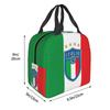 Borse Termiche per Pranzo Italia Figc per Lavoro Scuola Regalo Calcio Italiano Cooler Anti-perdita Termica Bento Box Donna Uomo