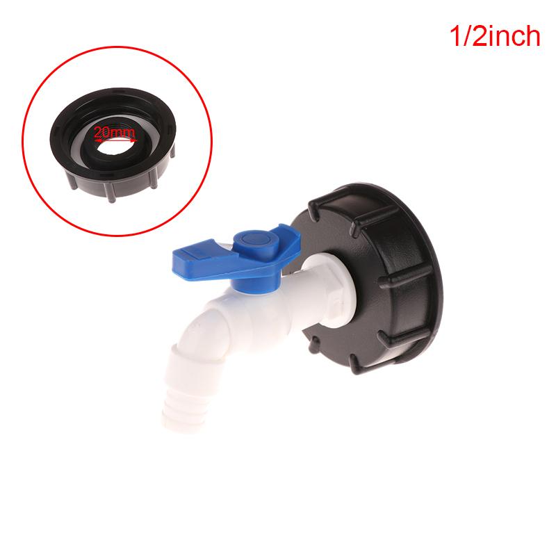 

Адаптер для резервуара IBC 1/2 3/4 дюйма пластиковий кран змінний клапан 60 мм груба різьба імпорт садові водні з єднувачі дренажний адаптер