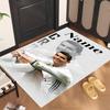 CR7 (37) Personalisierter Name Büro Teppich Stilvolle Dekoration für Wohnzimmer Schlafzimmer Küche