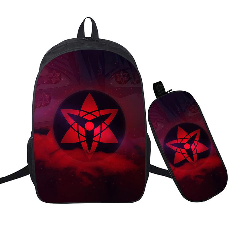 Riman 3D Digital Printing Backpack Two-piece Set Full-color Backpack Student Schoolbag