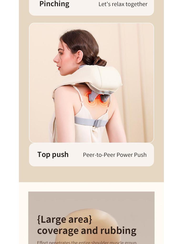Smart Cross-Border Cervical Massager for Neck, Shoulder, Back, and Waist