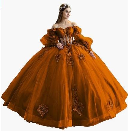 One-word shoulder evening dress flower tutu