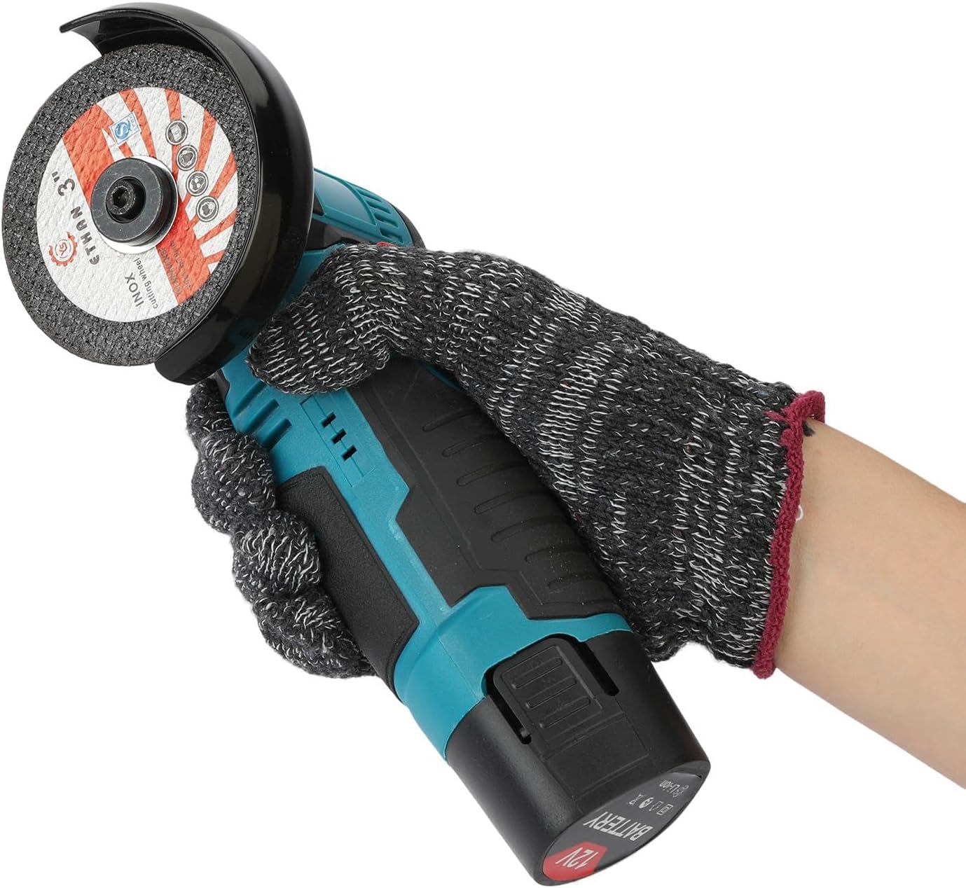 

Мини угловая шлифовальная машина 500 Вт электрический шлифовальный инструмент бесщеточный аккумуляторный ручной резак с аккумулятором 2000 мАч для шлифования и резки