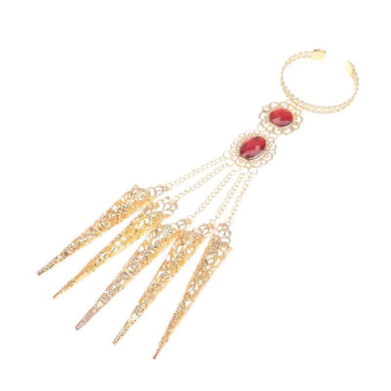 Jewelry Accessories Finger Bracelet Crystal Girl'S Belly Dance Bracelet Jewelry Indian Dance Accessories