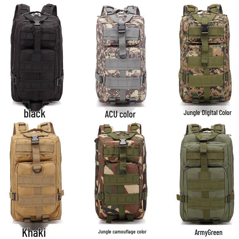 Large Capacity Camouflage Camping Backpack for Military and Outdoor Sports - 3P Rucksack
