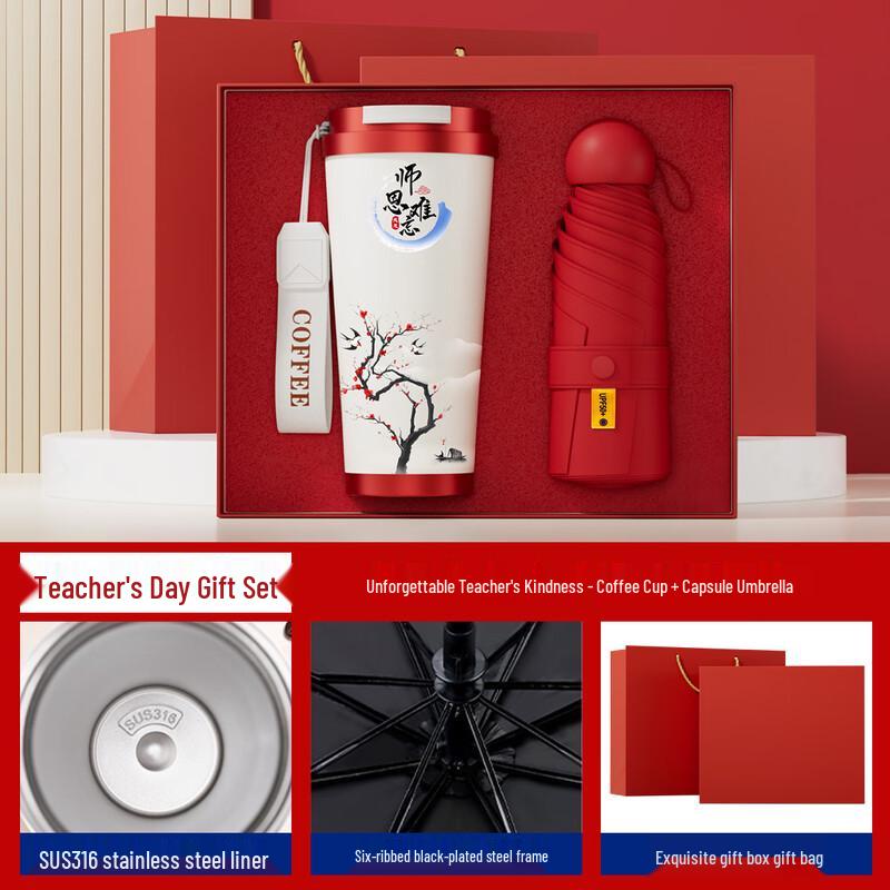 Coffee Cup & Capsule Umbrella Gift Set