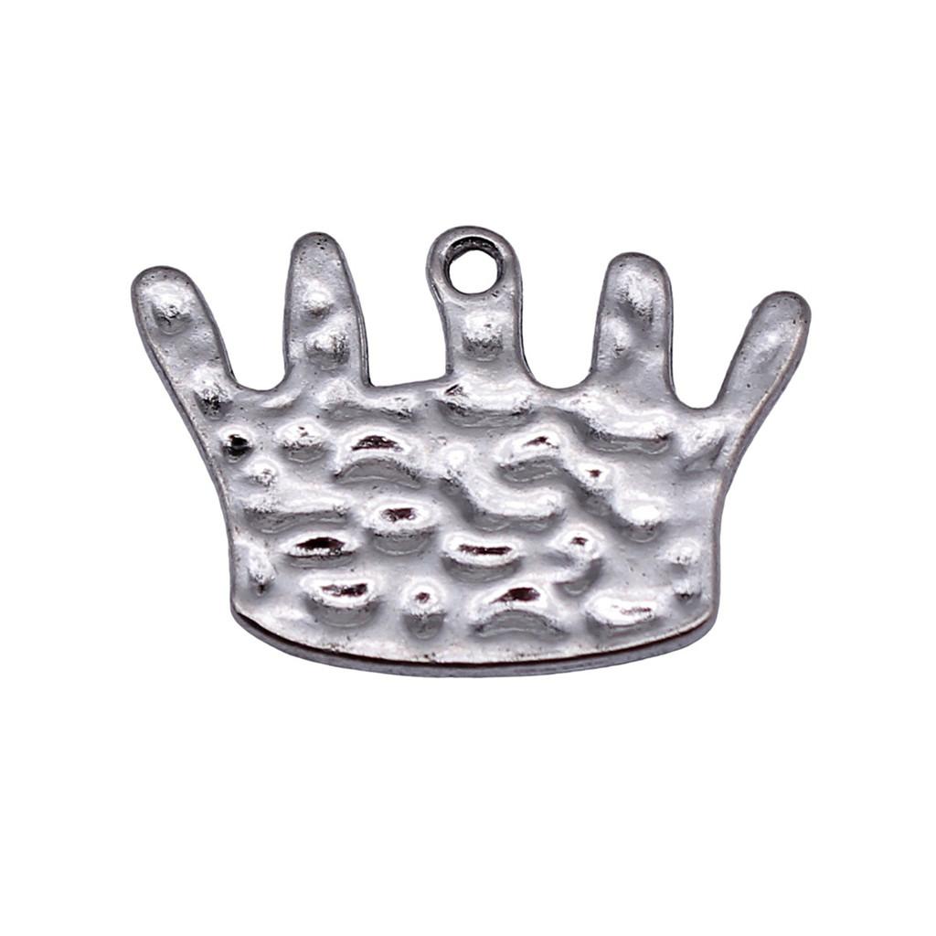 Crown Charms Multi Color Alloy Pendants For Royal Princess Jewelry Accessories