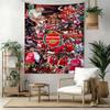 Arsenal Custom Your Name Wall Decor Tapestry Art For Pet Memorial Birthdaywedding Party Backdrop Family Gift