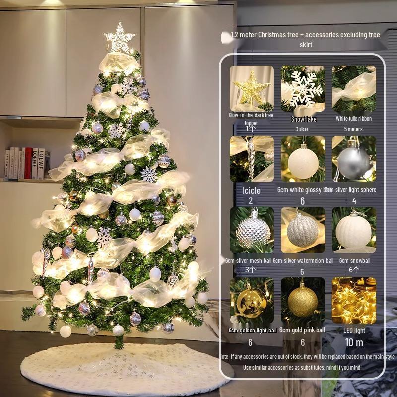 Набор для создания светящейся рождественской елки своими руками 2025: Большое, высококлассное украшение в модном стиле инс