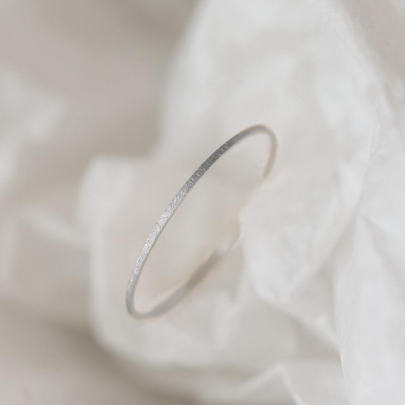 

Frosted Glitter Joint Stacking Ring: Extra Fine, No-Fade, Versatile, Perfect for Daily Wear Size 9