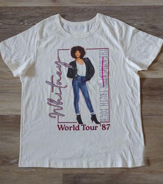 World Tour Whitney Houston Unisex T-Shirt All Size S To 5XL AL157 S