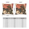 Pillow Cover Ukiyo-E Art Japanese Cat Riding Retro Trendy Pillow Case For Sofa Home Decoration Pillowcases