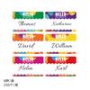 Delightful Name Colorful Labels Roll Great For Creative Gift Wrapping And Sealing