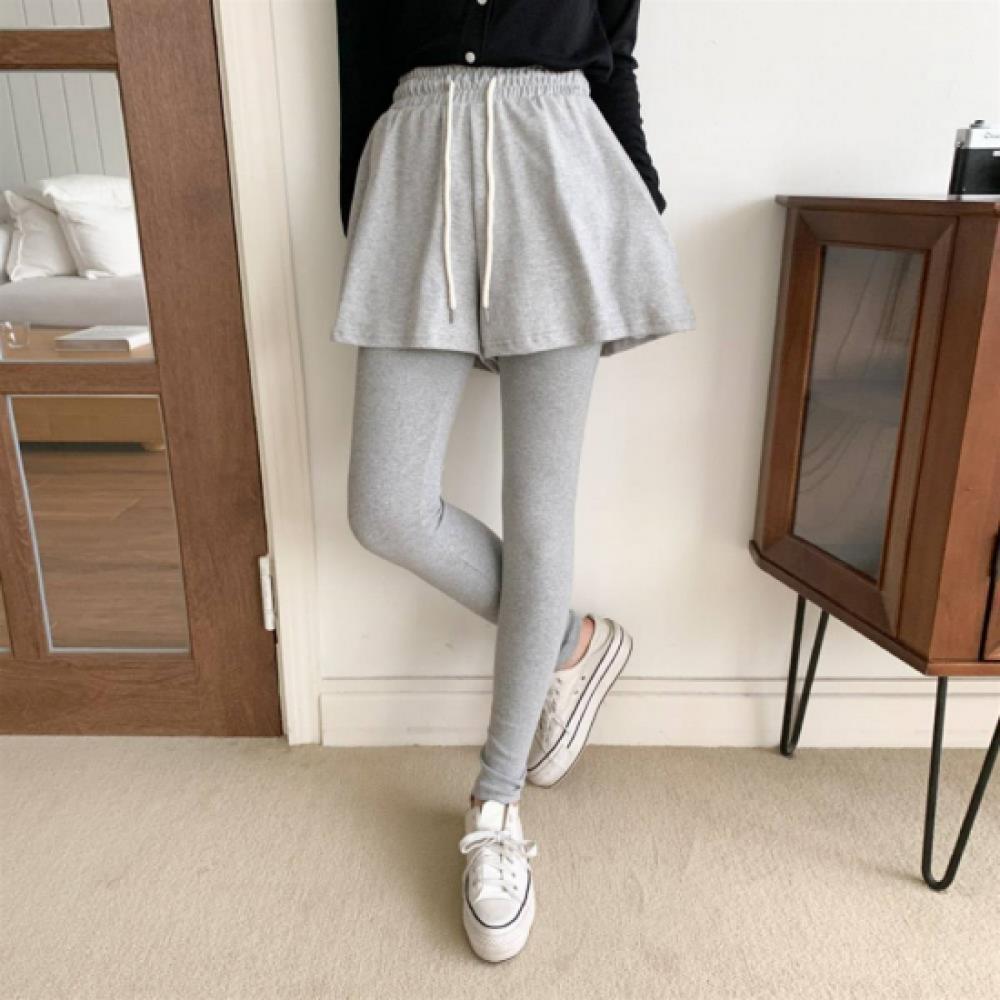 New Arrivals Open Run Women Flare Mini Skirt And Leggings Set