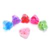 3Pcs Scented Bath Body Heart Rose Petal Wedding Gift Favor Colors Flower Soap,