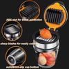 Press Type Strawberry Cutter 304 Stainless Steel Vegetable Chopper Red Dates Slicer  Kitchen Gadget