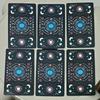 Learning Tarot Deck 10.3*6cm - 78 Cards with Russian Interpretations, Planetary Symbols, and Yes/No Answers in Russian Language
