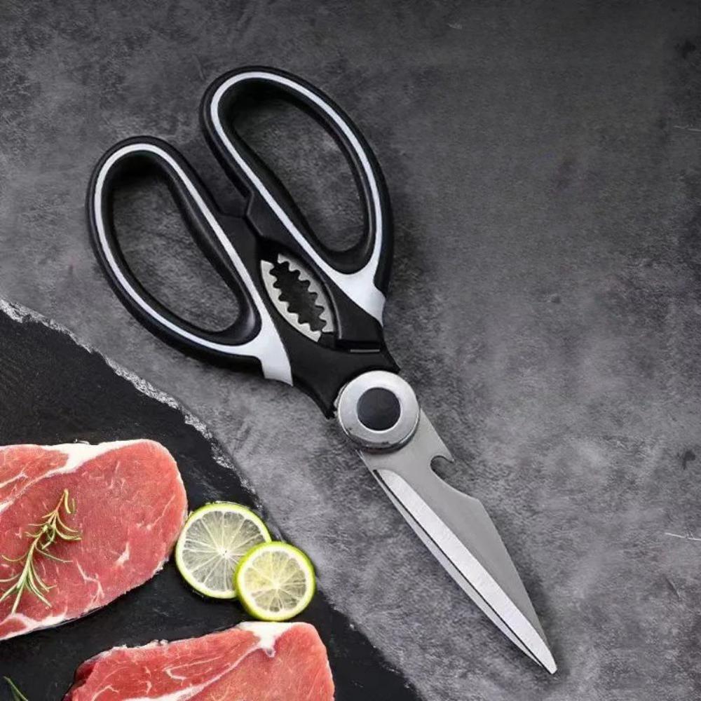 Multifunktionale Küchenschere für den Haushalt, zum Töten von Fisch, zum Schneiden von Gemüse, zum Braten von Broilern, Knochenschere aus Edelstahl