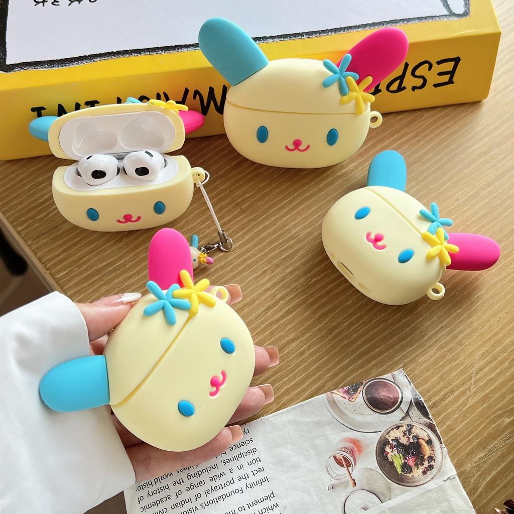 Flower rabbit AirPods pro1 apple bluetooth headset case 1/1 generation cartoon Sanrio protective case for cute