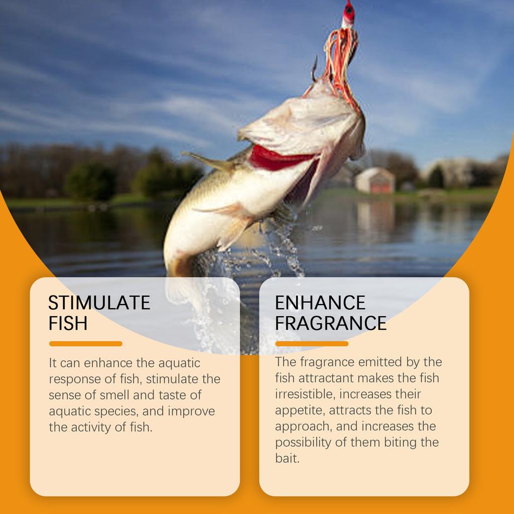 Fish Attractant, Sweet Fish Feed, Portable Reservoir Wild Fishing, Enhancing The Aquatic Response Of Fish Schools,60ML