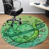 1pc Space Creature Office Round Area Rug,  Mat Suitable For Office, Under Office Chairs Bedroom Living Room Home Decor, Room Deco
