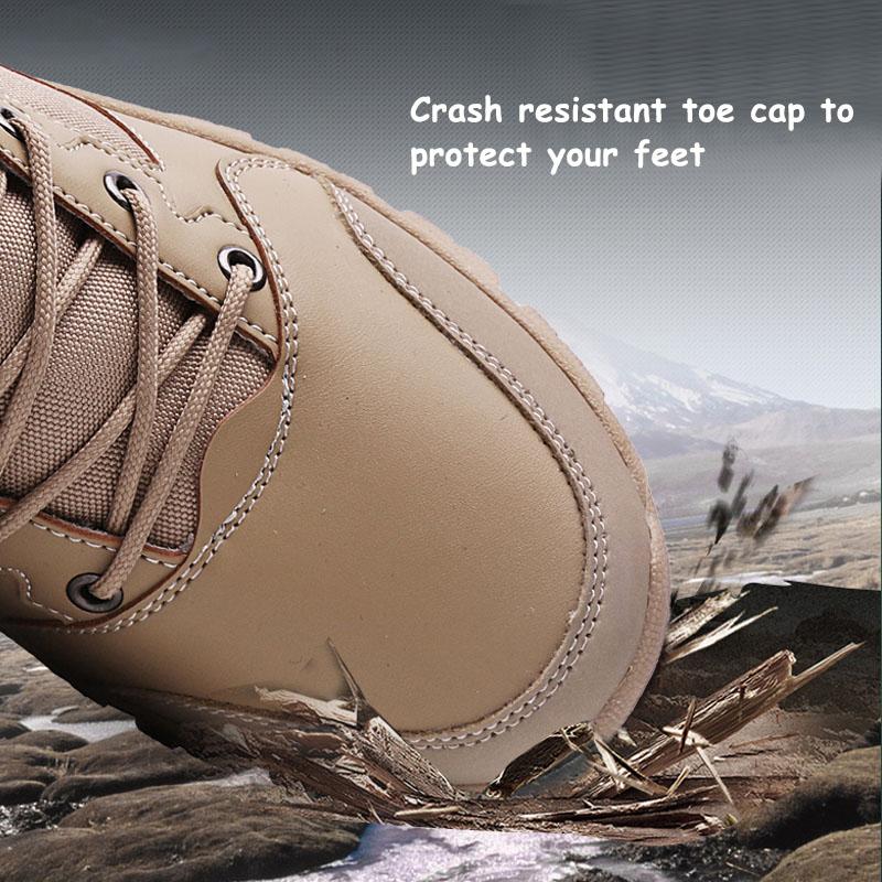 Herren-High-Top-Wanderschuhe, Kampfstiefel, rutschfeste und verschleißfeste Outdoor-Schuhe, große Größe 39–48